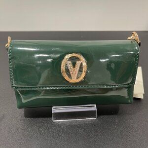 NWT Valentino Orlandi Crossbody Clutch Dark Green (JB1155)